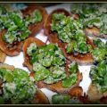 Bruschettas aux fèves