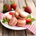 Macarons à la fraise