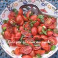 SALADE DE TOMATES CERISES AU BALSAMIQUE