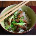 A la chinoise : porc sauté aux oignons de[...]