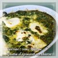 Gratin d'épinard au chèvre