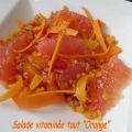 Salade tout orange, Recette Ptitchef