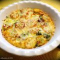 Tarte gratinée sans croûte aux légumes +