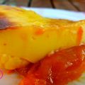 Flan aux pêches et abricots