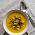 Crème de butternut et rutabaga, champignons[...]