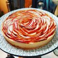 TARTE AUX POMMES EN ROSACE