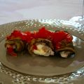 Aubergines farcies jambon mozarella