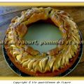 Gâteau au yaourt, pommes et bananes