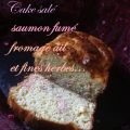 Cake salé au saumon fumé et fromage ail et[...]