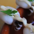 Brochettes de seiche avec de la mayonnaise à[...]