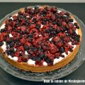 Tarte fruits rouges et crème chantilly vanille