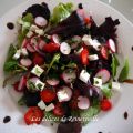 Salade de fraises, radis, crème de vinaigre[...]