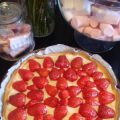Tarte pâtissière aux fraises