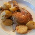 Poulet rôti au pesto de basilic et pommes de[...]