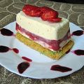 Parfait au mascarpone fraise sur son sablé à[...]
