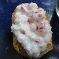 Tartinade de radis au chèvre