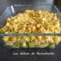 Crumble de courgettes aux Curly
