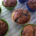 Muffins aux bleuets et au chocolat noir