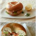 Bagels au saumon fumé, avocat et crevettes[...]