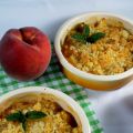 Crumble aux pêches