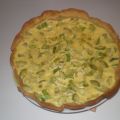 Tarte poulet-courgettes.