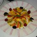 CARPACCIO DE FRUITS FRAIS AU JUS DE LA PASSION