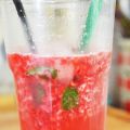 Mocktail mojito aux framboises