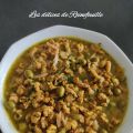 Tajine de protéines de soja aux olives
