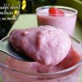 Mousse facile aux fraises