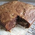 Brownies marbrés à la noix de coco