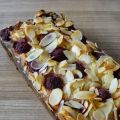 Cake amandes, ricotta et framboises