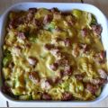 Gratin de courgettes, torsades et poulet grillé[...]