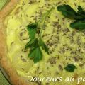 Quiche au bleu et à l'oignon