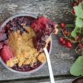 Compotée rouge façon crumble
