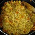 Nouilles chinoises poulet curry