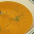 Soupe crémeuse aux patates douce et panais