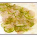 Carpaccio de st jacques au thé matcha et aux[...]