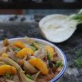 Salade tiède de fenouil à l'orange