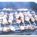 Brochettes de viande au barbecue