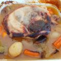 Rouelle de porc au cidre , sirop d'érable et[...]