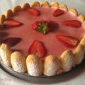 Bavarois aux fraises