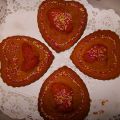 Gâteaux moelleux de la saint-Valentin