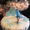 Gâteau la reine des neiges
