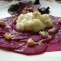 Carpaccio de betterave, vinaigrette poire, noix[...]