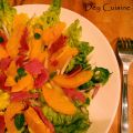 Salade d'orange & magret séché