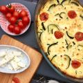 Clafoutis aux courgettes, feta et tomates[...]