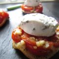 Minis Tatins de tomates cerises.