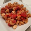 Tortiglionis avec sauce aux tomates, merguez et[...]