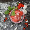 SORBET FRAISE-MENTHE SANS SORBETIERE : MA[...]