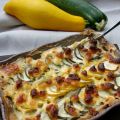 Gratin de courgettes aux ravioles et à la[...]